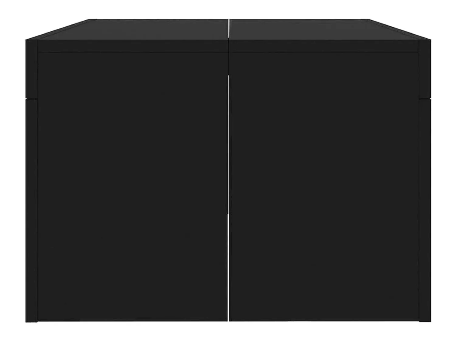 Discount Mesa de centro | Mesa de apoio 102x50x36 cm madeira processada Preto