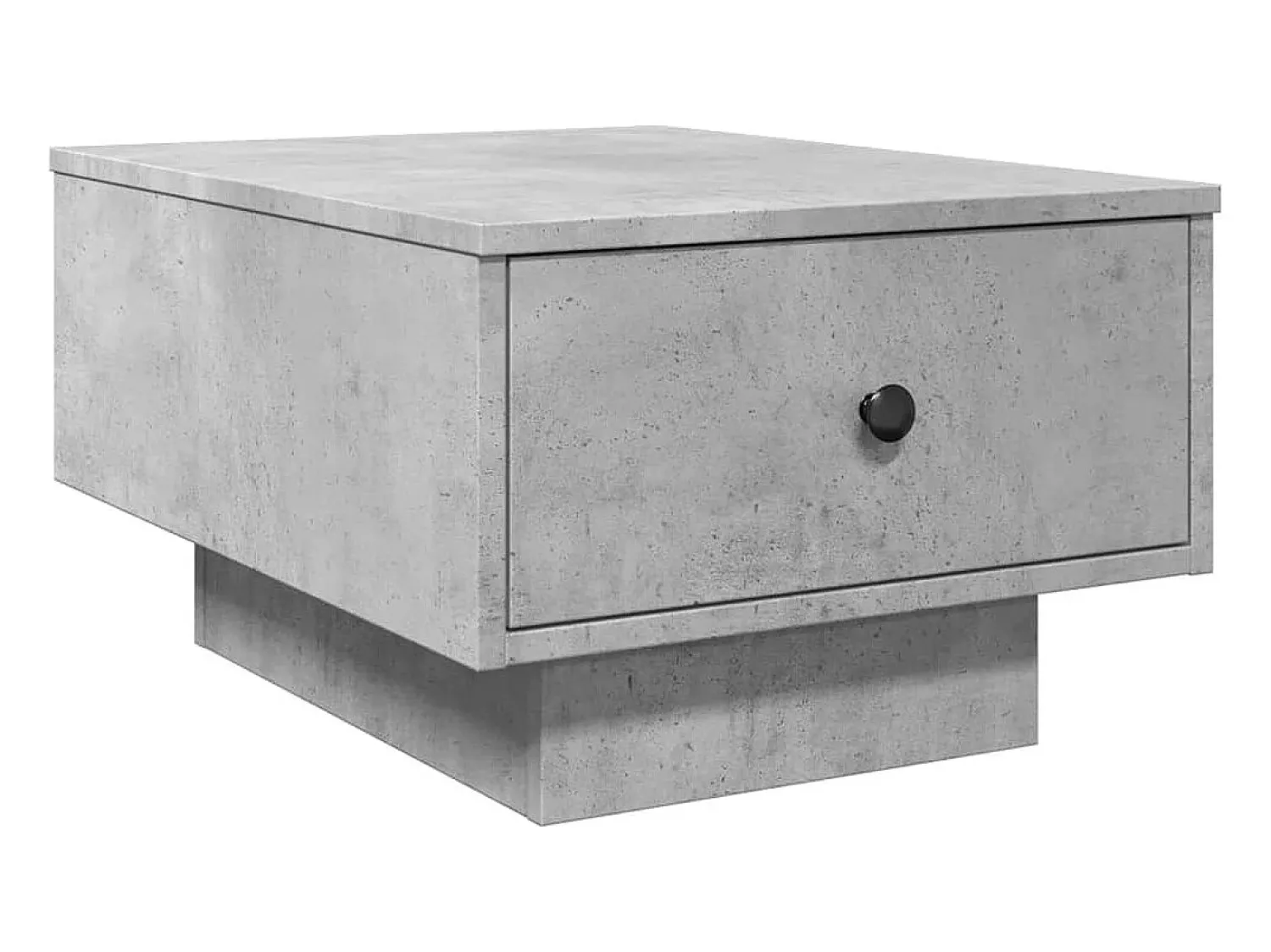 Mesa De Centro* Mesa de centro | Mesa de apoio 60x45x31 cm derivados de madeira cinza cimento Cinzento