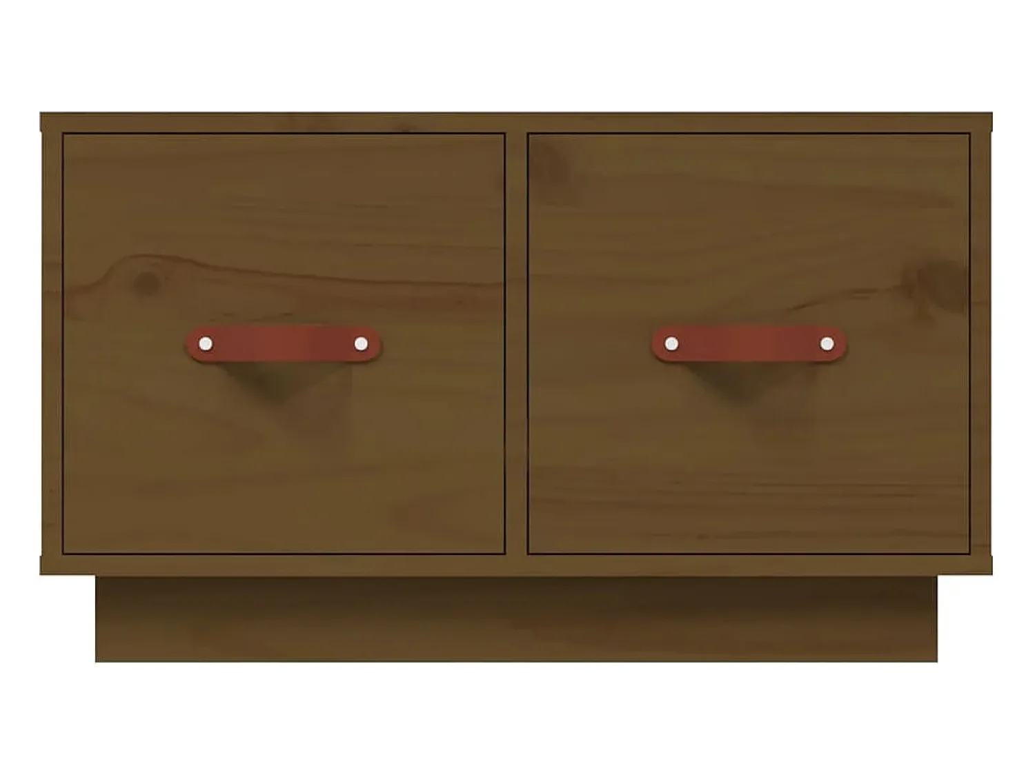 Mesa de centro | Mesa de apoio 60x53x35 cm pinho maciço mel^ Mesa De Centro