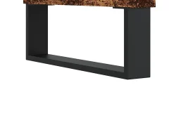 Online Mesa de centro | Mesa de apoio | Mesa de café 90x49x45 cm derivados de madeira madeira velha Castanho