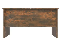 Mesa De Centro* Mesa de centro | Mesa de apoio 80x50x42.5 cm madeira processada carvalho fumado Castanho