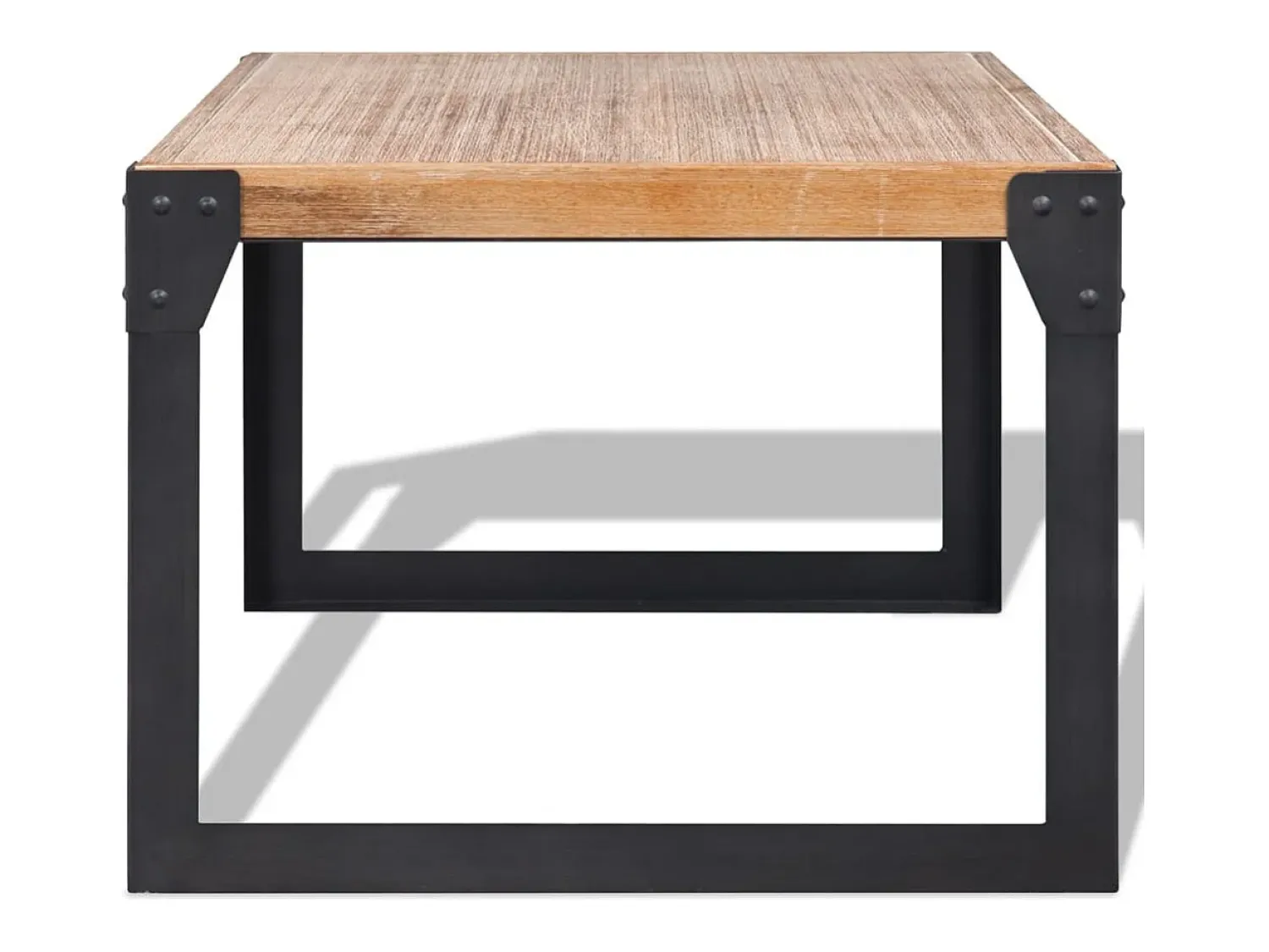 Discount Mesa de centro | Mesa de apoio em madeira de acácia maciça 100x60x45 cm Castanho