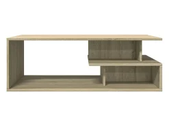 Mesa De Centro* Mesa de centro | Mesa de apoio 102x55x35 madeira processada carvalho sonoma Castanho