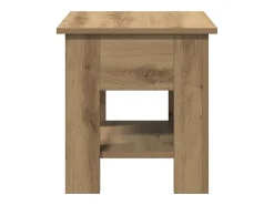 Mesa de centro | Mesa de apoio 40x40x42 cm deriv. madeira carvalho artisiano^ Mesa De Centro