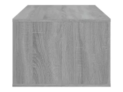 Mesa De Centro| Mesa de centro | Mesa de apoio 100x50.5x35 cm derivados de madeira cinza sonoma Cinzento