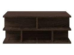 Mesa De Centro| Mesa de centro | Mesa de apoio 70x70x29 cm derivados madeira carvalho Castanho