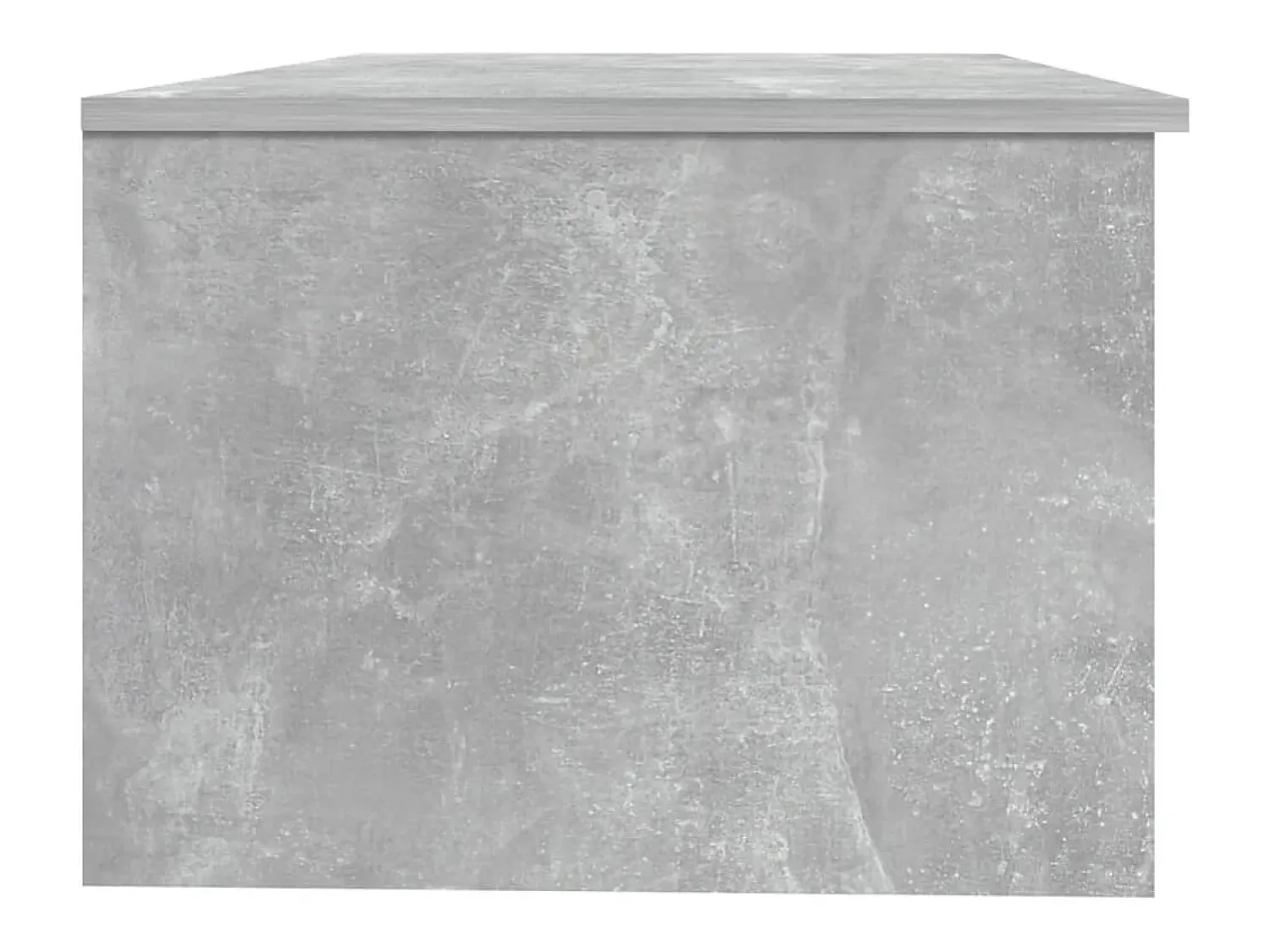 Online Mesa de centro | Mesa de apoio 102x50x36 madeira processada cinza cimento Cinzento