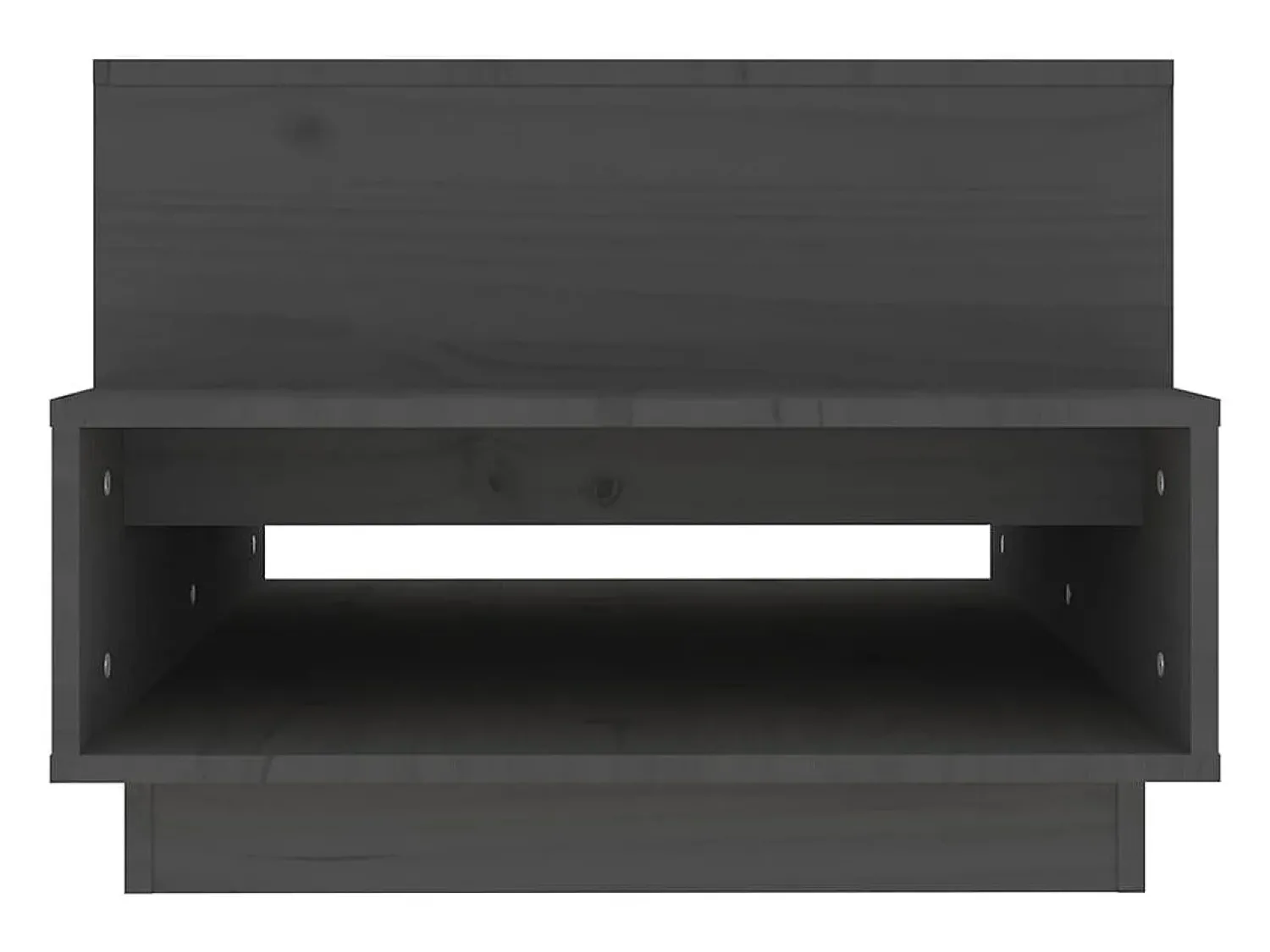 Mesa de centro | Mesa de apoio 80x55x40.5 cm madeira de pinho maciça^ Mesa De Centro