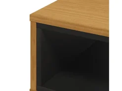 Sale Mesa de centro | Mesa de apoio FLAM 100x50x32.5 cm madeira de pinho maciça Castanho