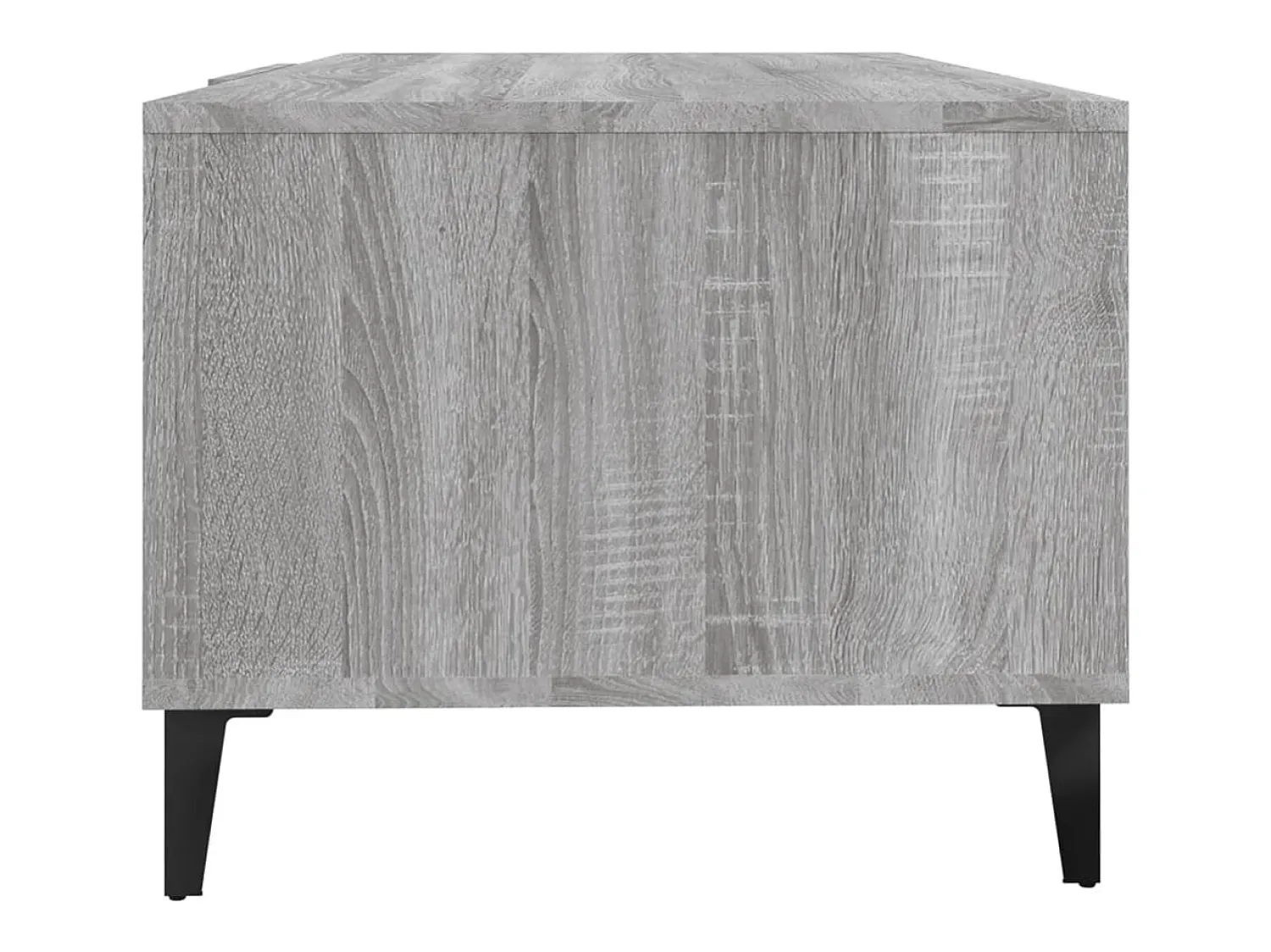 Mesa De Centro* Mesa de centro | Mesa de apoio 102x50x40cm derivados de madeira sonoma Cinzento