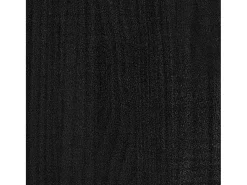 New Mesa de centro | Mesa de apoio 110x50x34 cm madeira de pinho maciça Preto