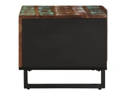 Mesa De Centro| Mesa de centro | Mesa de apoio | Mesa de café 80x51x40 cm madeira de acácia maciça Multicor