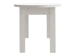 Mesa De Centro| Mesa de centro | Mesa de apoio 80x40x35 cm madeira de pinho maciça Branco