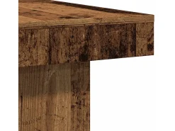 Discount Mesa de centro | Mesa de apoio 90x90x28 cm derivados de madeira madeira velha Castanho