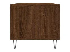 Mesa de centro | Mesa de apoio 90x49x45 cm derivados de madeira carvalho Castanho