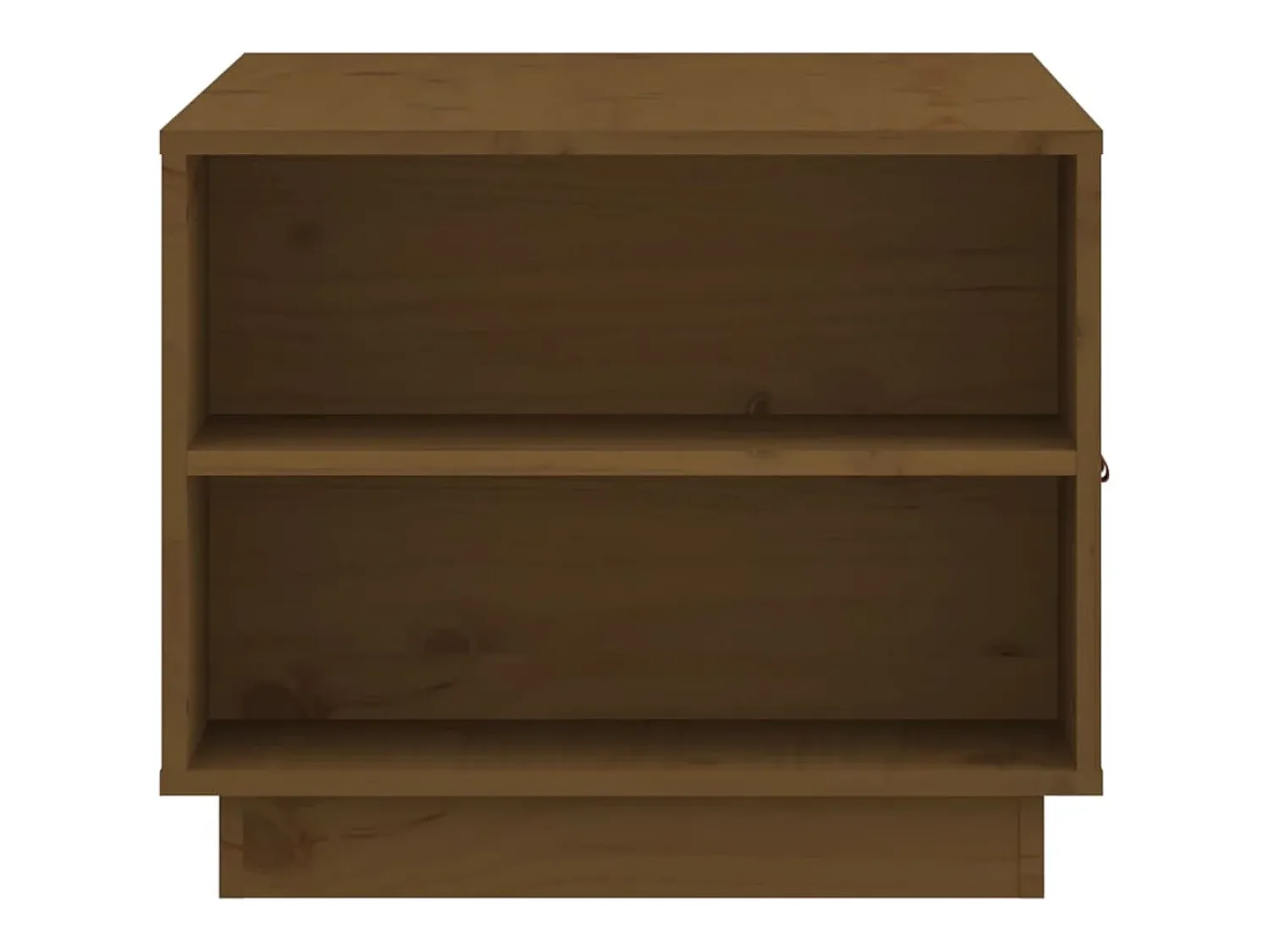 Online Mesa de centro | Mesa de apoio 100x50x41 cm pinho maciço mel Castanho