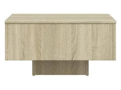 Hot Mesa de centro | Mesa de apoio 60x60x31.5 cm derivados madeira carvalho sonoma Castanho
