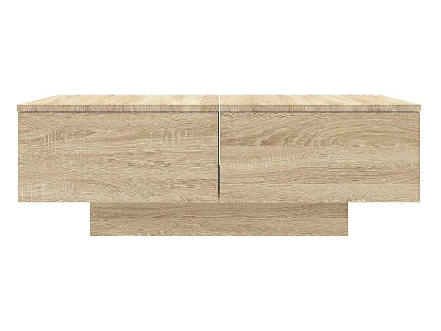 Mesa De Centro| Mesa de centro | Mesa de apoio 90x60x31 cm derivados de madeira carvalho sonoma Castanho