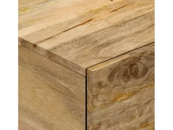 Mesa de centro | Mesa de apoio | Mesa de café 80x50x40 cm madeira de mangueira maciça^ Mesa De Centro