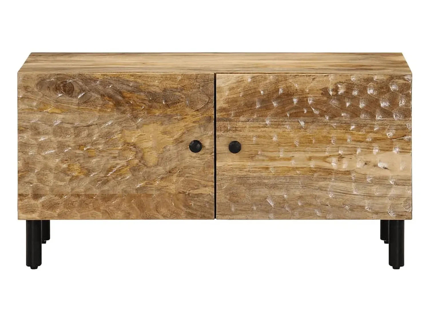 Mesa de centro | Mesa de apoio | Mesa de café 80x50x40 cm madeira de mangueira maciça^ Mesa De Centro