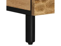 Mesa de centro | Mesa de apoio | Mesa de café 80x50x40 cm madeira de mangueira maciça^ Mesa De Centro