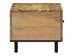 Mesa de centro | Mesa de apoio | Mesa de café 80x50x40 cm madeira de mangueira maciça^ Mesa De Centro
