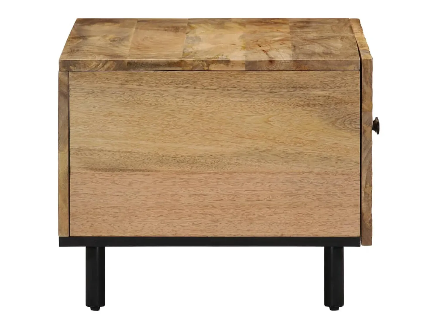 Mesa de centro | Mesa de apoio | Mesa de café 80x50x40 cm madeira de mangueira maciça^ Mesa De Centro
