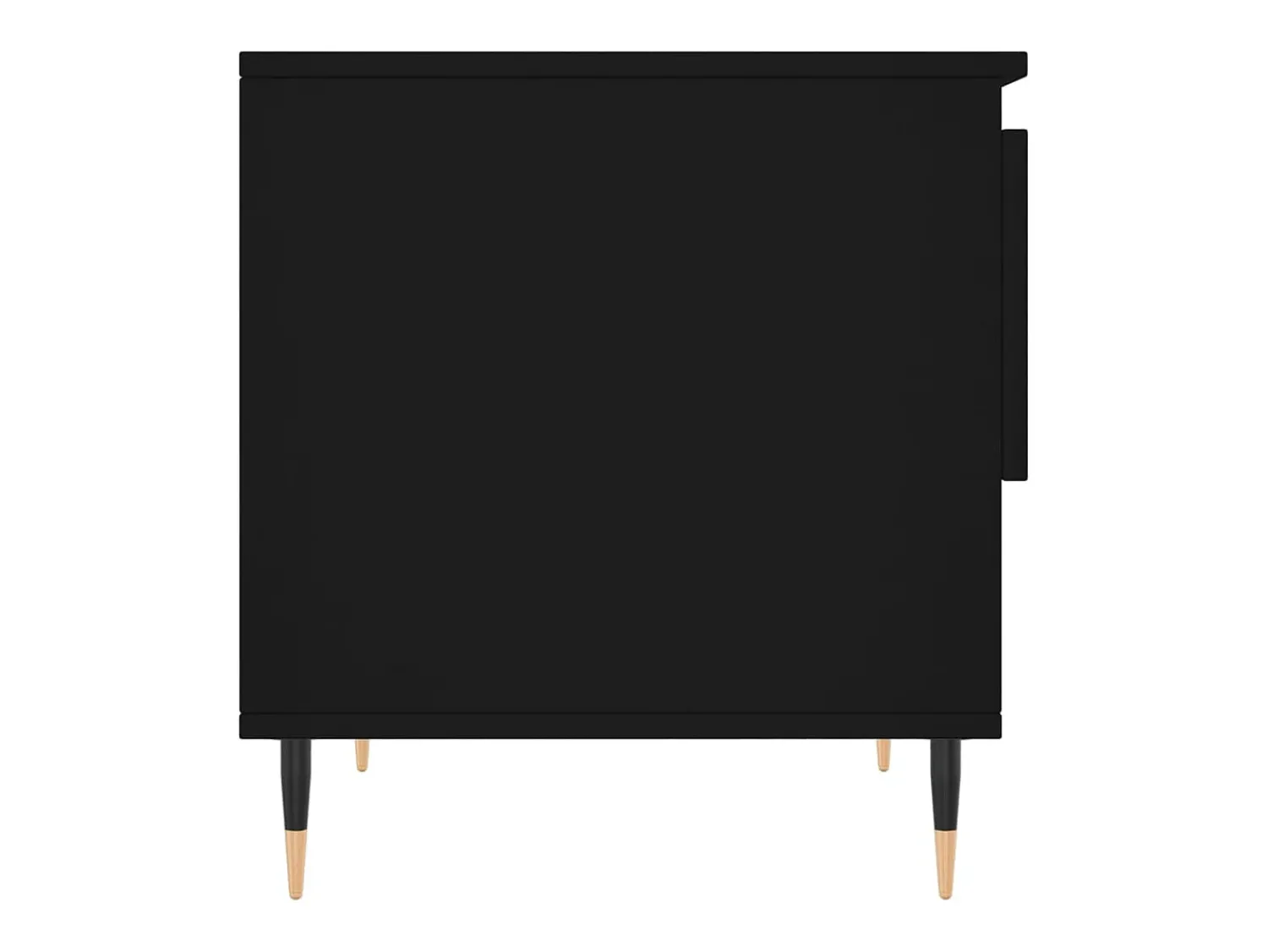 Mesa De Centro* Mesa de centro | Mesa de apoio | Mesa de café 50x46x50 derivados de madeira Preto
