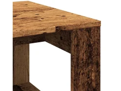 Mesa de centro | Mesa de apoio 50x50x35 cm derivados de madeira madeira velha^ Mesa De Centro
