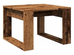 Mesa de centro | Mesa de apoio 50x50x35 cm derivados de madeira madeira velha^ Mesa De Centro