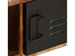Mesa De Centro* Mesa de centro | Mesa de apoio 90x50x36 cm madeira maciça recuperada Multicor