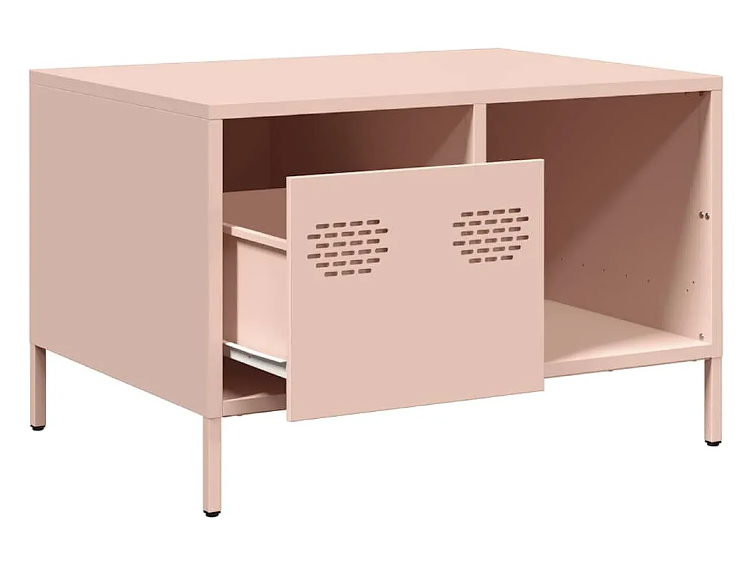 Discount Mesa de centro | Mesa de apoio 68.5x50x43.5 cm aço laminado a frio Rosa