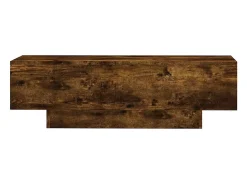 Mesa de centro | Mesa de apoio 100x49.5x31 cm derivados madeira carvalho fumado^ Mesa De Centro