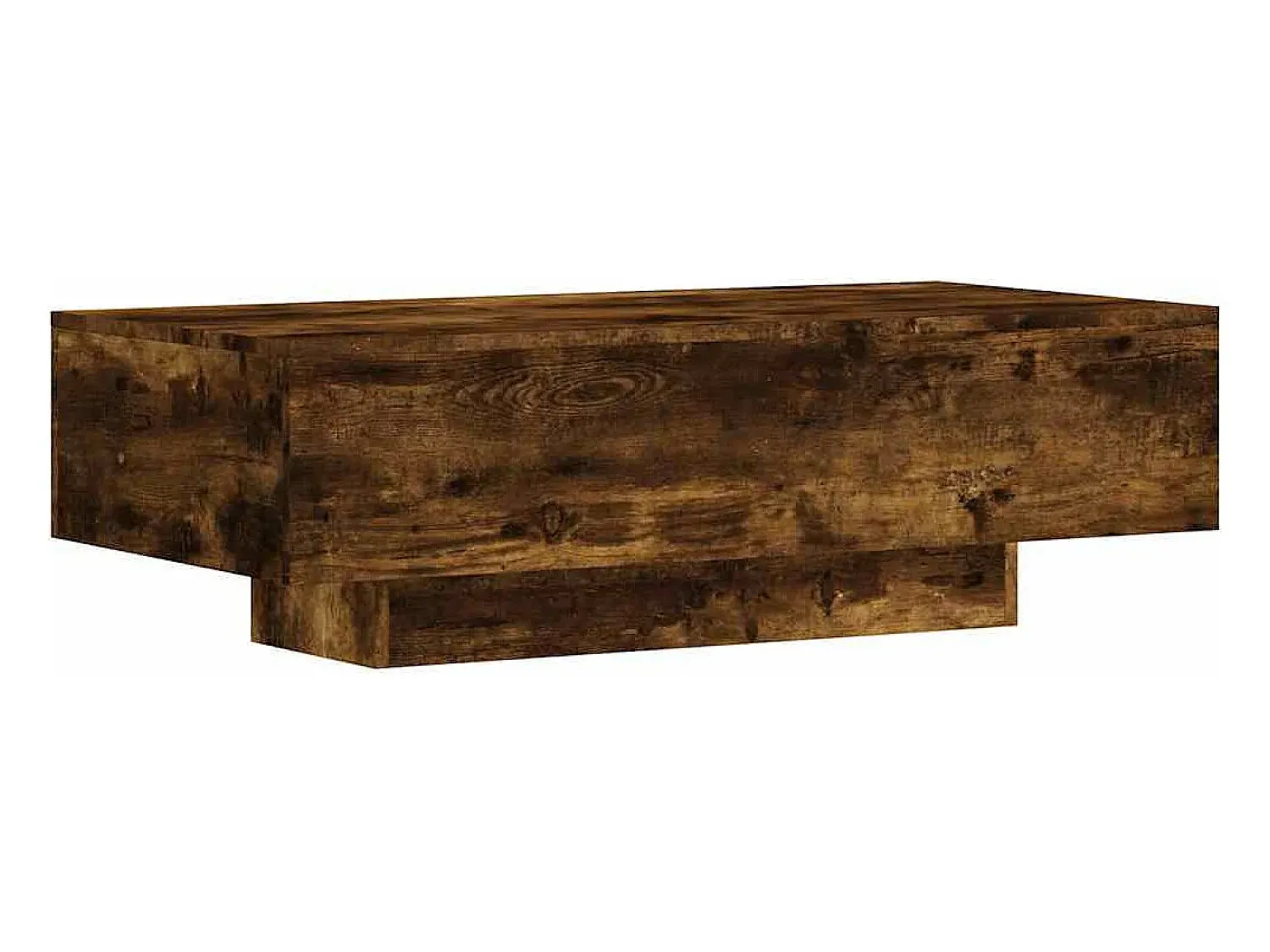 Mesa de centro | Mesa de apoio 100x49.5x31 cm derivados madeira carvalho fumado^ Mesa De Centro