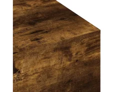 Mesa de centro | Mesa de apoio 100x49.5x31 cm derivados madeira carvalho fumado^ Mesa De Centro