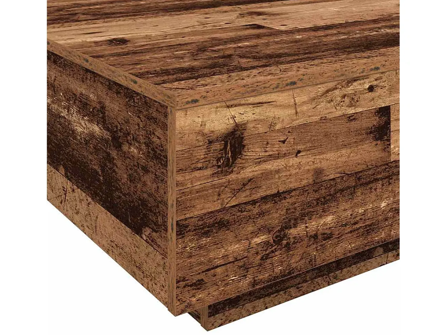 Mesa De Centro| Mesa de centro | Mesa de apoio Madeira antiga 55x55x31 cm Castanho
