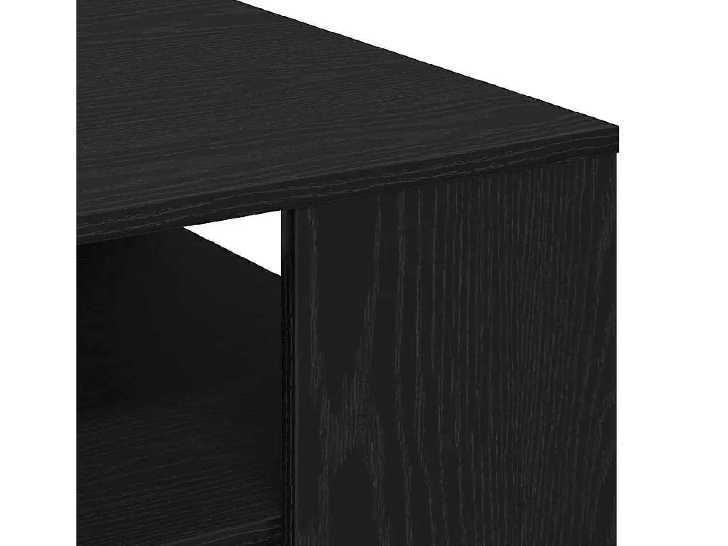 Mesa De Centro* Mesa de centro | Mesa de apoio Carvalho 102x55x43 cm Preto