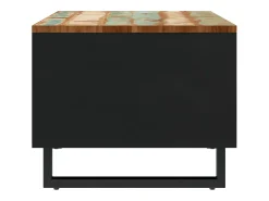 Mesa De Centro* Mesa de centro | Mesa de apoio | Mesa de café 55x50x40 cm madeira recuperada maciça Multicor