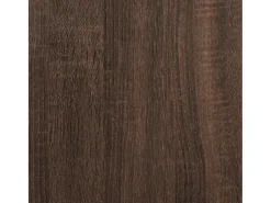 Discount Mesa de centro | Mesa de apoio c/ topo vidro 50x50x45 cm carvalho aço Castanho