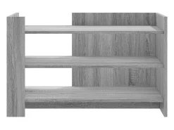 Mesa De Centro| Mesa de centro | Mesa de apoio 80x50x50 cm derivados de madeira sonoma Cinzento