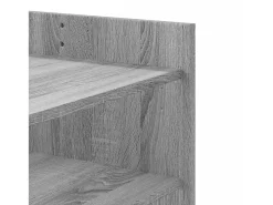 Mesa De Centro| Mesa de centro | Mesa de apoio 80x50x50 cm derivados de madeira sonoma Cinzento