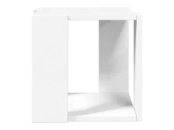 Mesa De Centro* Mesa de centro | Mesa de apoio 32x32x30 cm derivados de madeira Branco