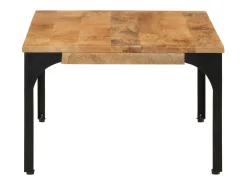 Hot Mesa de centro | Mesa de apoio | Mesa de café 100x55x35 cm madeira de mangueira maciça Castanho