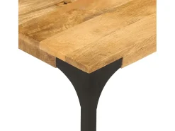 Hot Mesa de centro | Mesa de apoio | Mesa de café 100x55x35 cm madeira de mangueira maciça Castanho