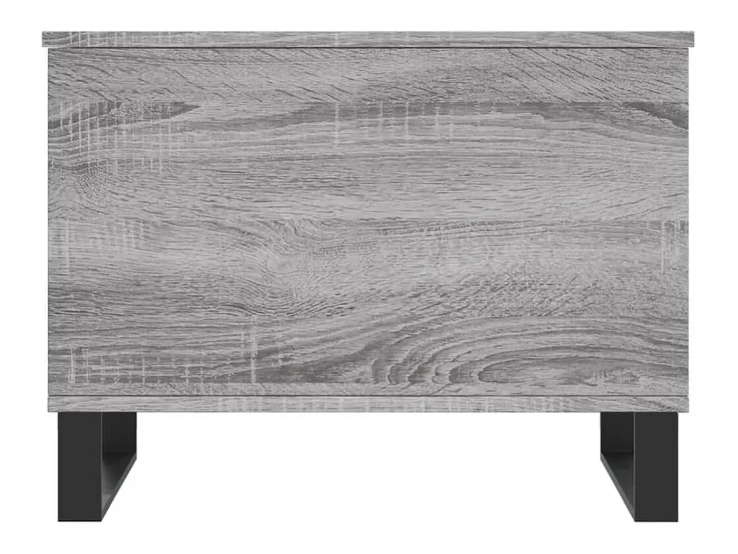 Clearance Mesa de centro | Mesa de apoio 60x44.5x45 cm derivados de madeira cinza sonoma Cinzento