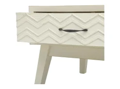 Mesa de centro | Mesa de apoio | Mesa de café 2 gavetas esculpidas 110x50x40 madeira^ Mesa De Centro