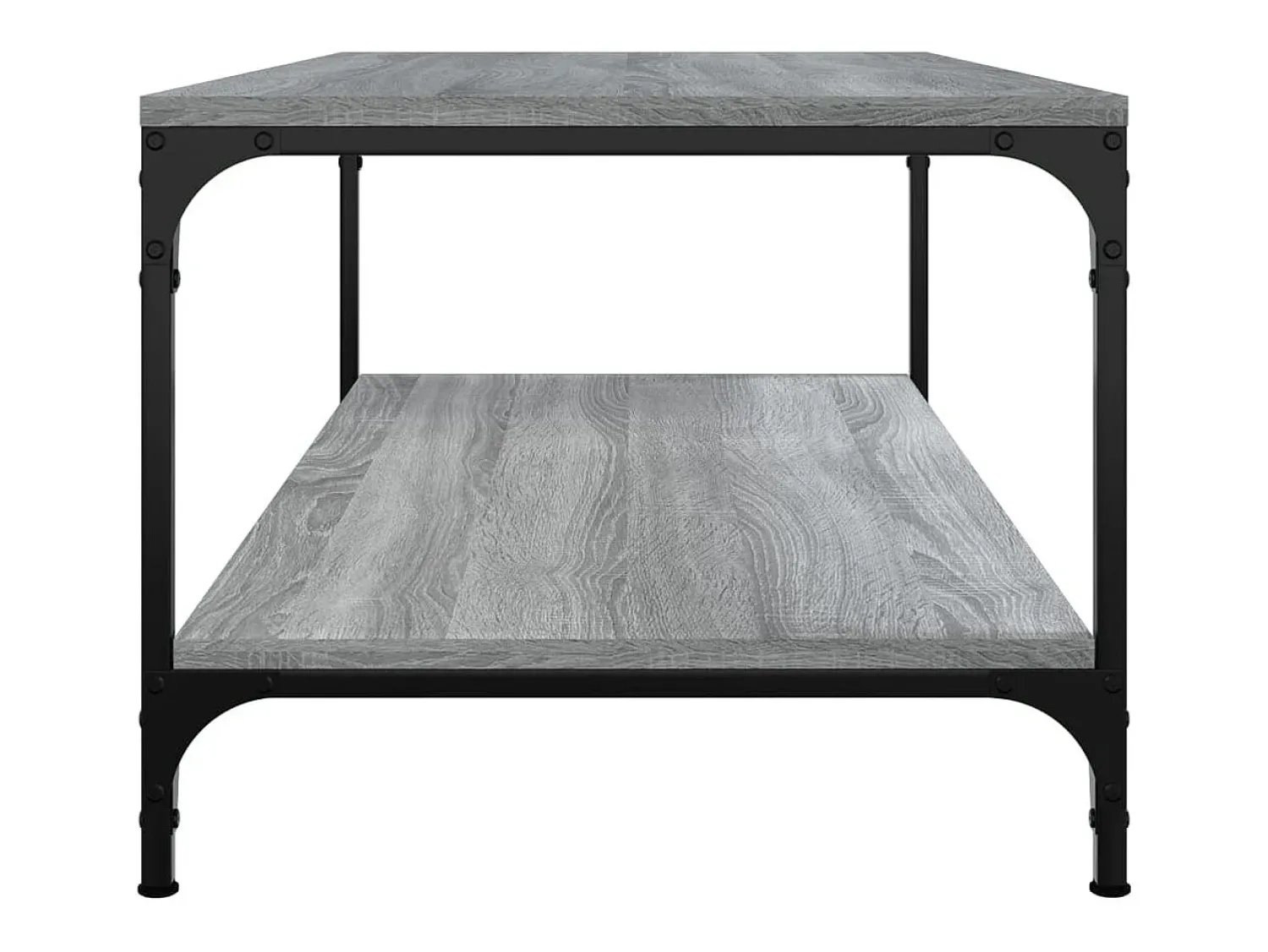 Mesa De Centro| Mesa de centro | Mesa de apoio 80x50x40 cm derivados de madeira sonoma Cinzento