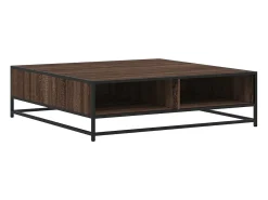 Mesa de centro | Mesa de apoio derivados de madeira e metal carvalho^ Mesa De Centro