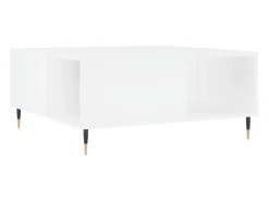 Online Mesa de centro | Mesa de apoio 80x80x36.5 cm derivados de madeira Branco