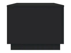 Mesa de centro | Mesa de apoio com luzes LED 90x50x40 cm^ Mesa De Centro